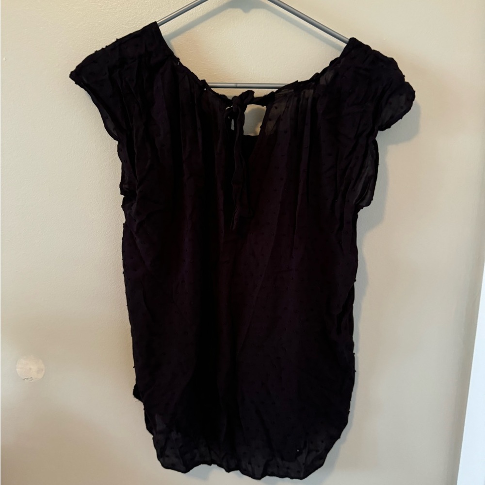 💣LC Lauren Conrad Black Blouse💣 ~med